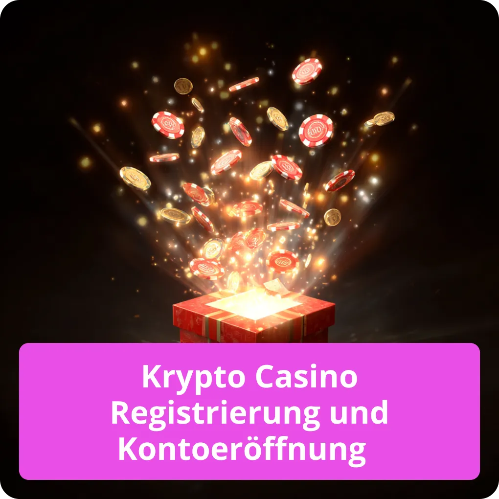 Krypto Casino Registrierung und Kontoeröffnung